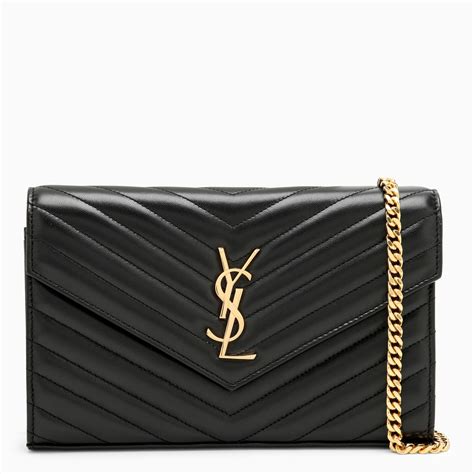 pochette con catena ysl|Pochette con catena Envelope Cassandre nera.